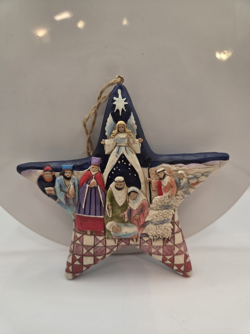 Jim Shore Heartwood Creek Nativity Star Ornament New With Tags 2009